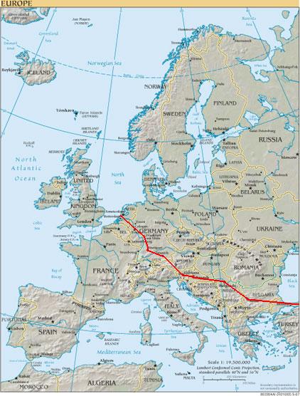 Road map Europe