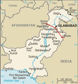 Road map Pakistan